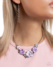 Load image into Gallery viewer, Bouquet Brilliance - Purple Necklace
