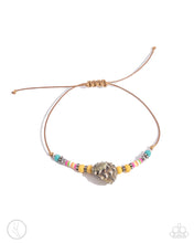 Load image into Gallery viewer, Break the SHELL - Yellow Seed Beads (Conch Shell) Anklet
