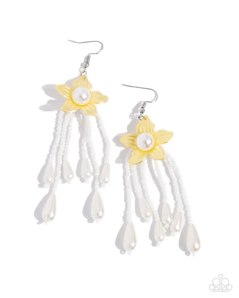 Prom Personality  Yellow Earring