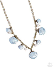 Load image into Gallery viewer, Seashell Sophistication - Brass Necklace
