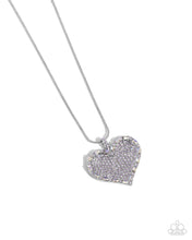 Load image into Gallery viewer, Affectionate Advance - Purple (Heart) Necklace
