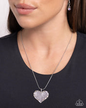 Load image into Gallery viewer, Affectionate Advance - Purple (Heart) Necklace
