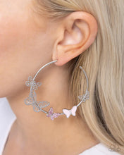 Load image into Gallery viewer, Aerial Allegiance (Butterfly) - Pink Earring
