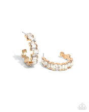 Load image into Gallery viewer, Fashionably Framed - Gold Earrings
