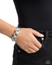 Load image into Gallery viewer, Reflective Relic - Silver (Hematite) Bracelet
