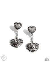 Load image into Gallery viewer, Rustic Reveal - Silver (Heart) Earring (GM-0824)
