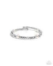 Load image into Gallery viewer, Ladylike Leader - White (Gem/Pearl) Bracelet
