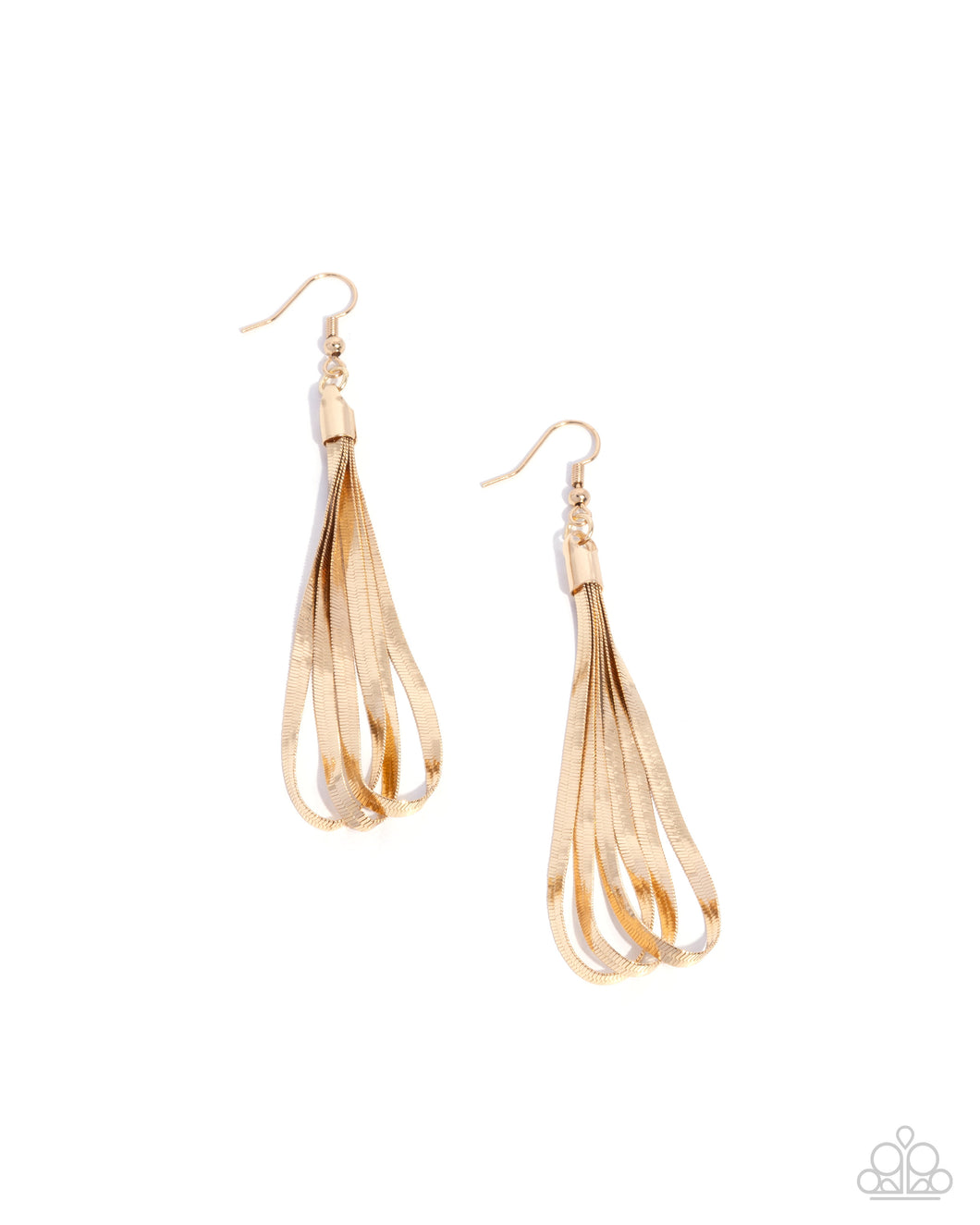 Keen Keepsake - Gold (Herringbone) Earring