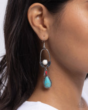 Load image into Gallery viewer, Badlands Basic - Multi (Turquoise) Earring
