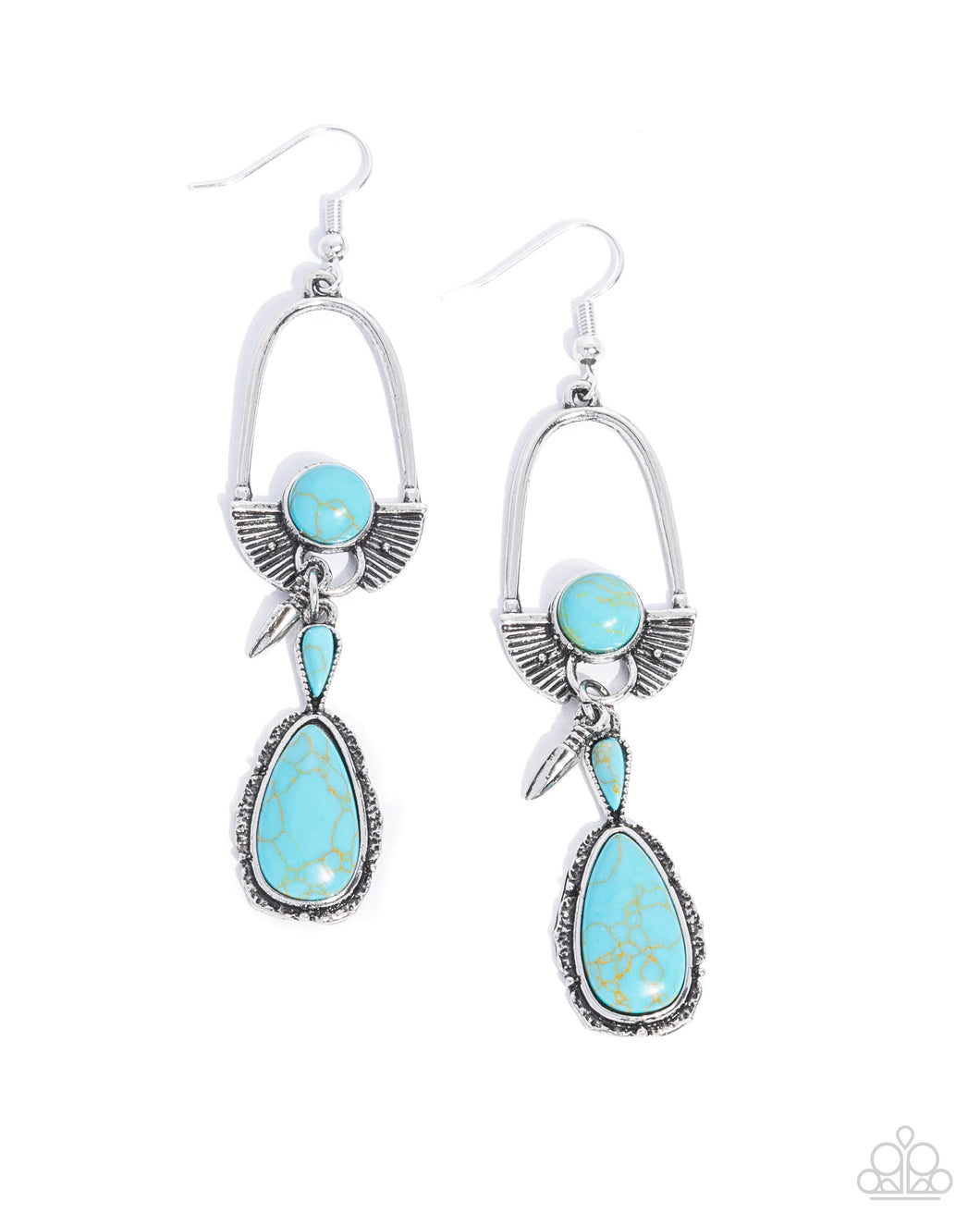 Badlands Basic - Blue (Turquoise) Earring