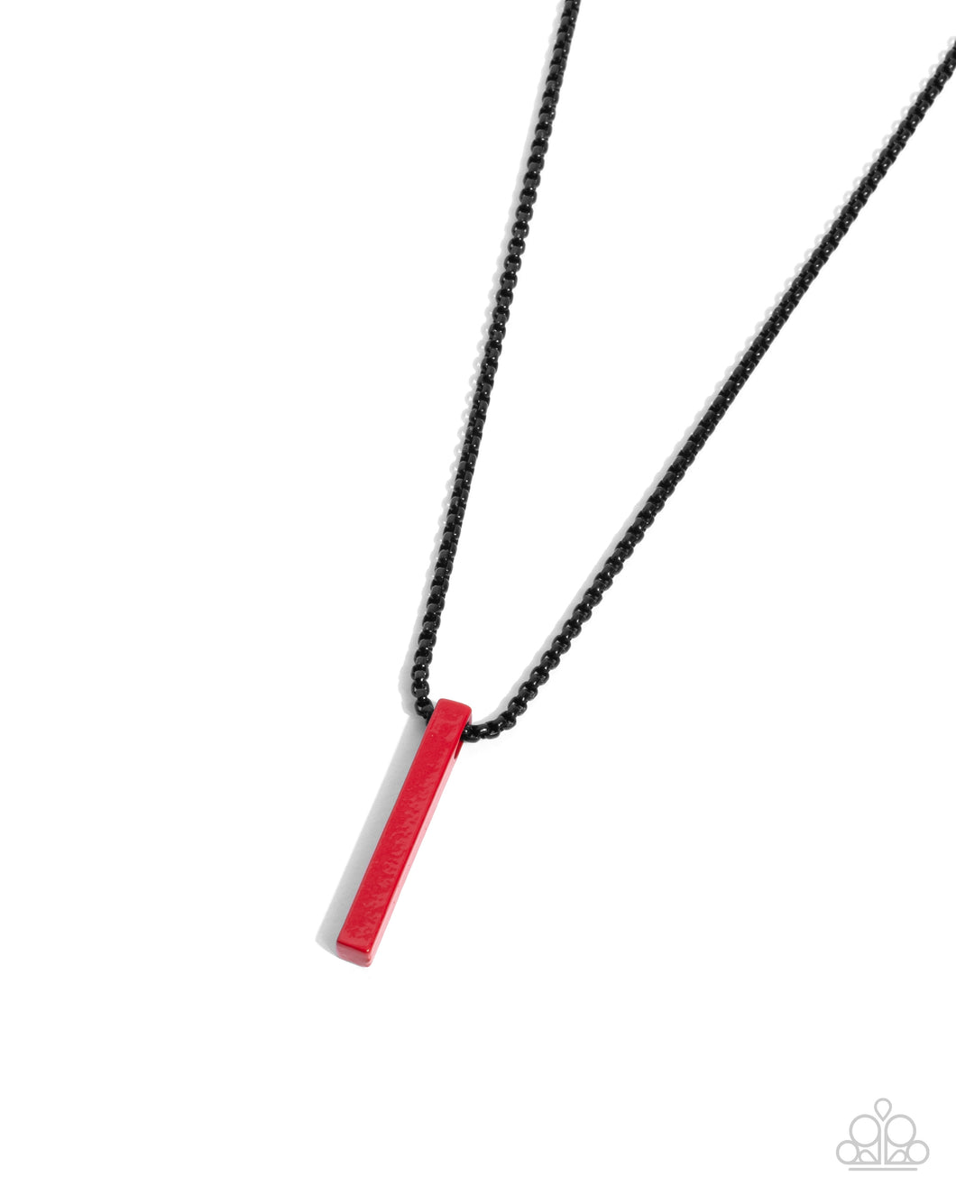 Modern Mix - Red (Pendant) Necklace