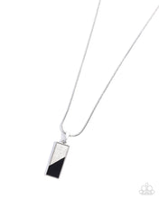Load image into Gallery viewer, Labor Lineup - Silver/Black Necklace
