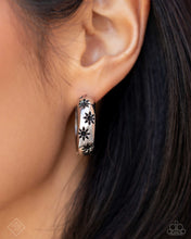 Load image into Gallery viewer, Celestial Clique - Silver Hinge Hoop Earring (SS-0824)
