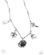 Load image into Gallery viewer, Vintage Vibe - White Pearl) Charm Necklace (GM-0924)
