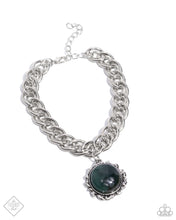 Load image into Gallery viewer, Horoscope Haute - Green (Marbled Stone) Bracelet (SS-0824)
