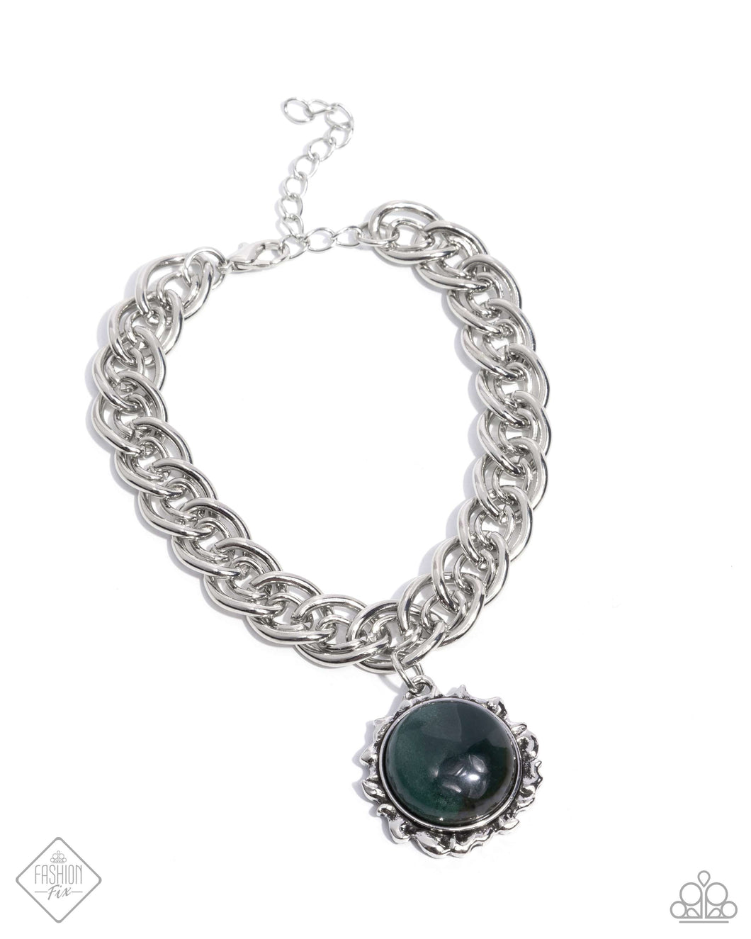 Horoscope Haute - Green (Marbled Stone) Bracelet (SS-0824)