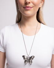 Load image into Gallery viewer, Aerial Attraction - Silver (Butterfly) Necklace
