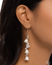 Load image into Gallery viewer, Snow Drops - White (Pearly Tulip) Earring
