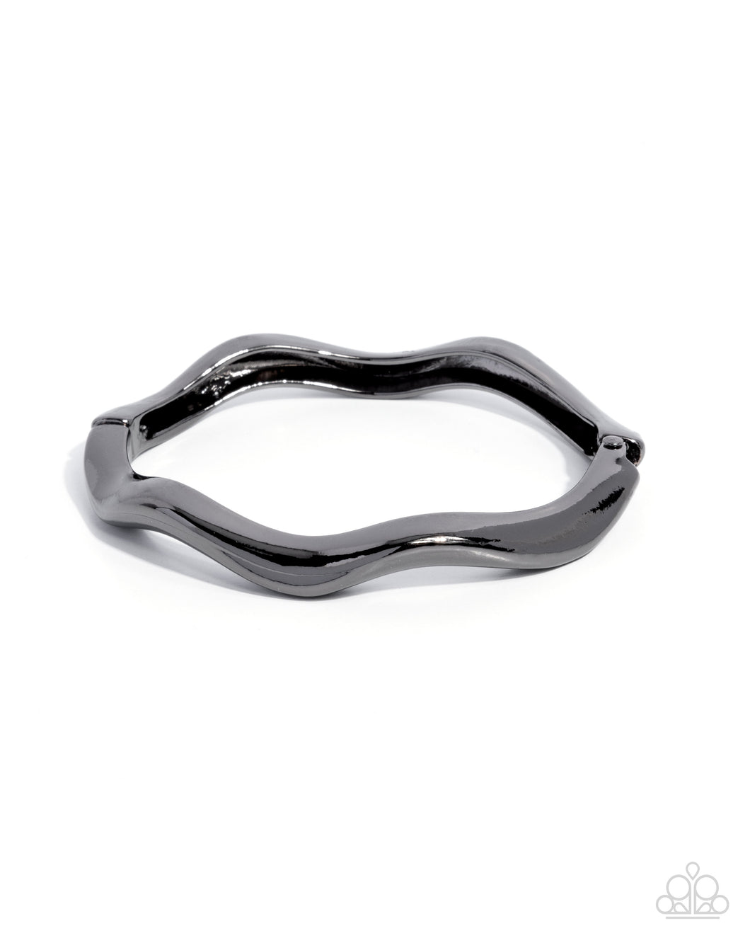 Waving Hello - Black (Gunmetal) Bracelet