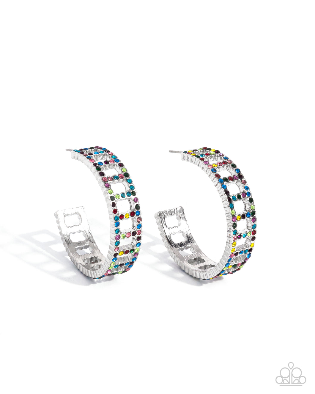 Bridging Brilliance - Multi (Hoop) Earring