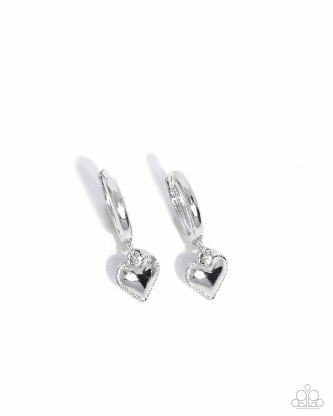 Emotive Elegance - Silver (Heart) Earring