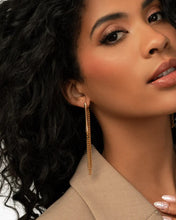Load image into Gallery viewer, Trenchant Tease - Gold Post Earrings
