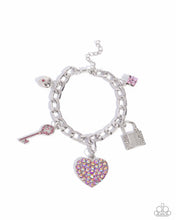 Load image into Gallery viewer, Fortified Fashion - Pink (Iridescent Charm) Bracelet
