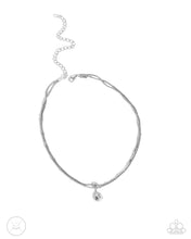 Load image into Gallery viewer, Teeming Teardrop - Silver (Choker) Necklace
