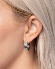 Load image into Gallery viewer, Join The Fun! - Silver Hinge Hoop Earrings
