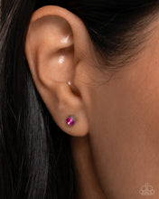 Load image into Gallery viewer, Logical Light - Pink (Rhinestone) Post Earring
