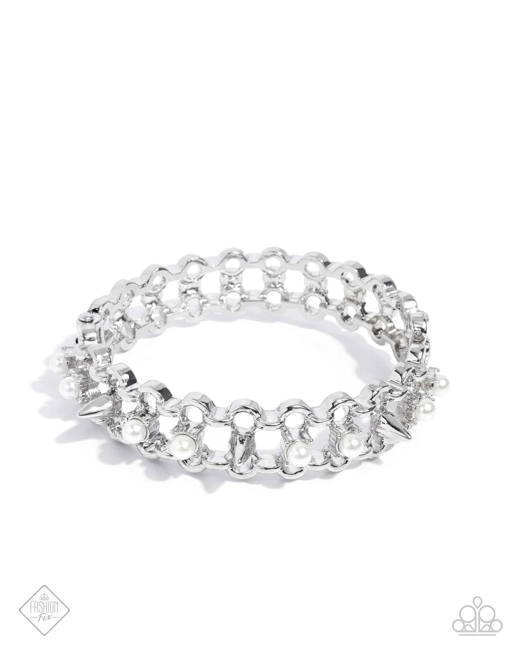 PUNK History - White (Pearl) Bracelet