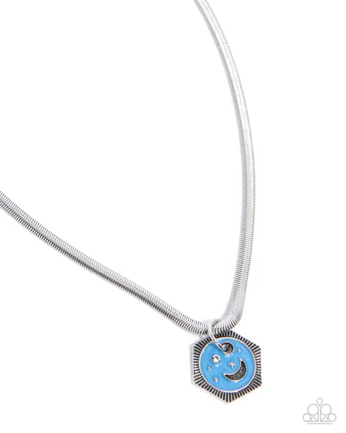 Celestial Catwalk - Blue Necklace