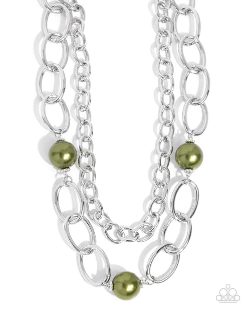 Top of My List - Green Necklace
