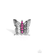 Load image into Gallery viewer, Brash Butterfly - Pink (Butterfly) Ring
