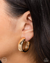 Load image into Gallery viewer, Round Reputation - Gold (Clip-On) Earring
