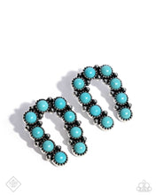 Load image into Gallery viewer, Wild West Wonder - Blue (Turquoise) Earring (SSF-0924)
