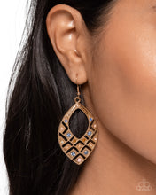 Load image into Gallery viewer, Glittery Gaze - Multi (Gold) Earring
