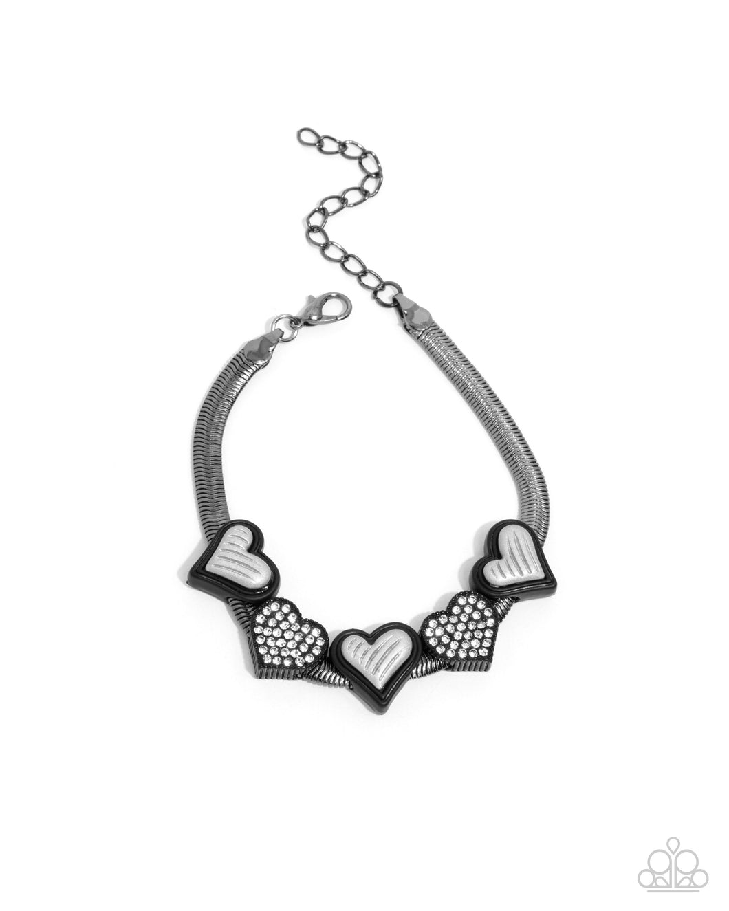 Pure Chemistry - Black (Gunmetal) Heart Bracelet