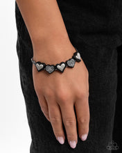 Load image into Gallery viewer, Pure Chemistry - Black (Gunmetal) Heart Bracelet
