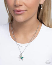 Load image into Gallery viewer, Stackable Stars - Green Necklace
