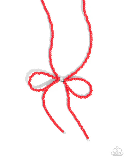 High-Class Hype - Red Necklace