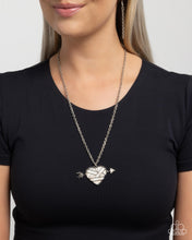 Load image into Gallery viewer, Emotional Edge - White (Stone Heart) Necklace
