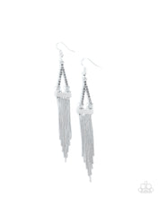 Load image into Gallery viewer, Trailing Off - Silver Earring
