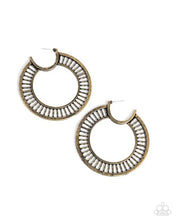 Load image into Gallery viewer, Set the Scene - Brass Earrings
