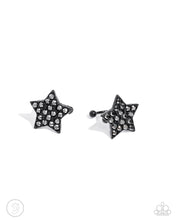 Load image into Gallery viewer, Stellar Skill - Black (Gunmetal) Star Cuff Earring
