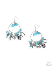 Load image into Gallery viewer, Western Whisper - Blue (Turquoise) Earring
