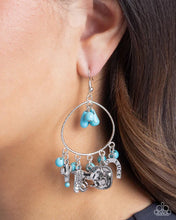 Load image into Gallery viewer, Western Whisper - Blue (Turquoise) Earring
