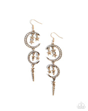 Load image into Gallery viewer, Celestial Cascade - Gold Earring
