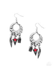 Load image into Gallery viewer, Alternative Angel - Red Earring
