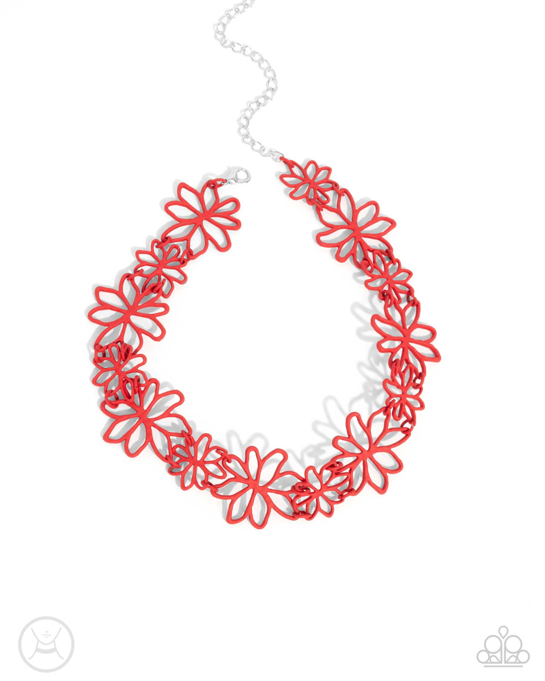 Bouquet Blend - Red (Choker) Necklace